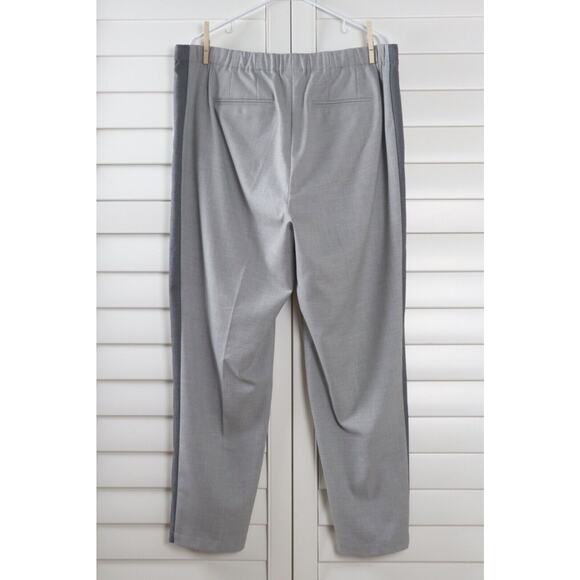 J.JILL NWT $99 Two Tone Contrast Heather Gray Trousers Dress Pants Size 18 - Picture 4 of 5